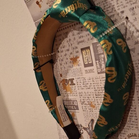 Slytherin Knotted Headband - Harry Potter - Green New - Picture 4 of 4